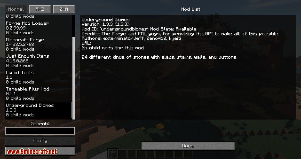 Underground Biomes Mod (1.14.4, 1.12.2) - Adding 24 Different Types of Stone 16