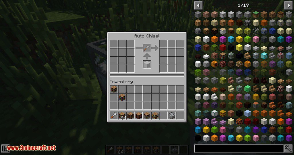 Unlimited Chisel Works Mod 1.12.2, 1.11.2 for Minecraft 4