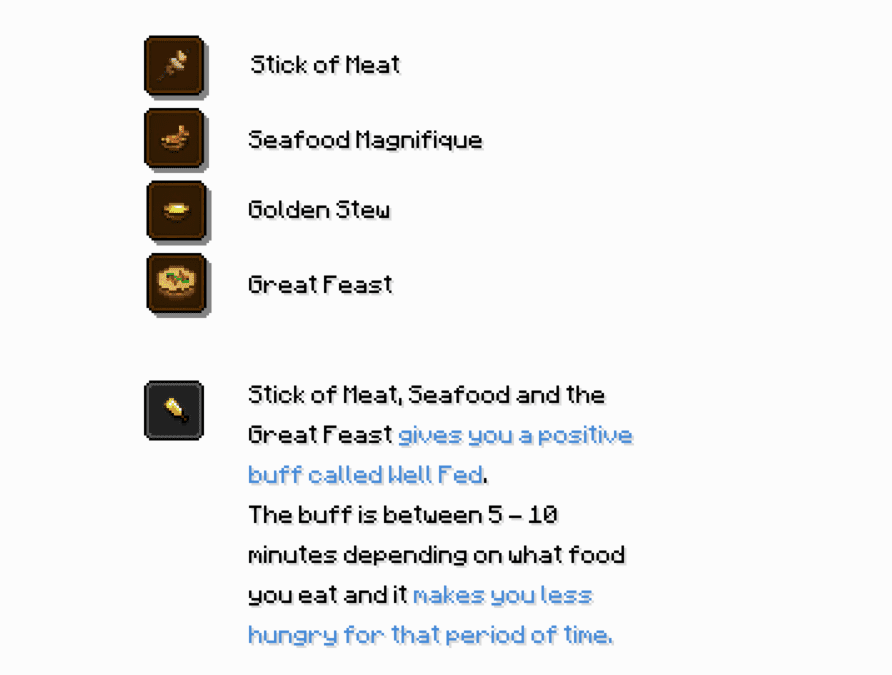 Well Fed Mod (1.16.5, 1.15.2) - Stronger and Delicious Food 2