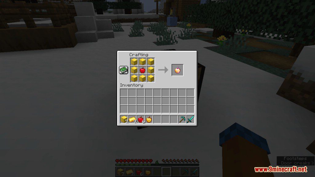 Craftable Golden Apple Data Pack 1.14.3, 1.13.2 (Notch Apple is Back!) 1