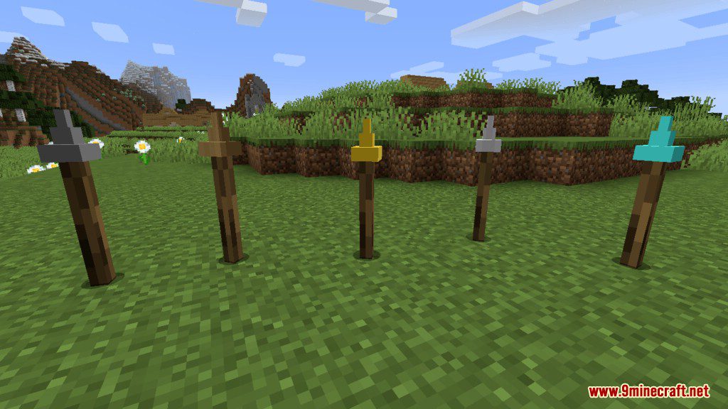 Swords to Spears Data Pack 1.14.2 (Tired of Sword? Here is a Spear) 8