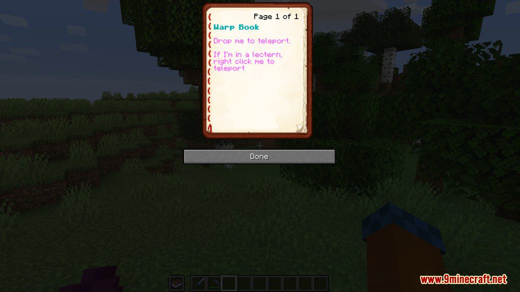 Warp Book Data Pack (1.17.1, 1.15.2) - Teleport Behind Your Enemy 8