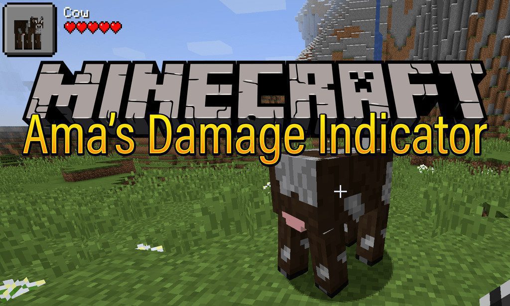 Ama's Damage Indicator Mod 1.15.2, 1.14.4 (Show the Damages Taken or Given) 1