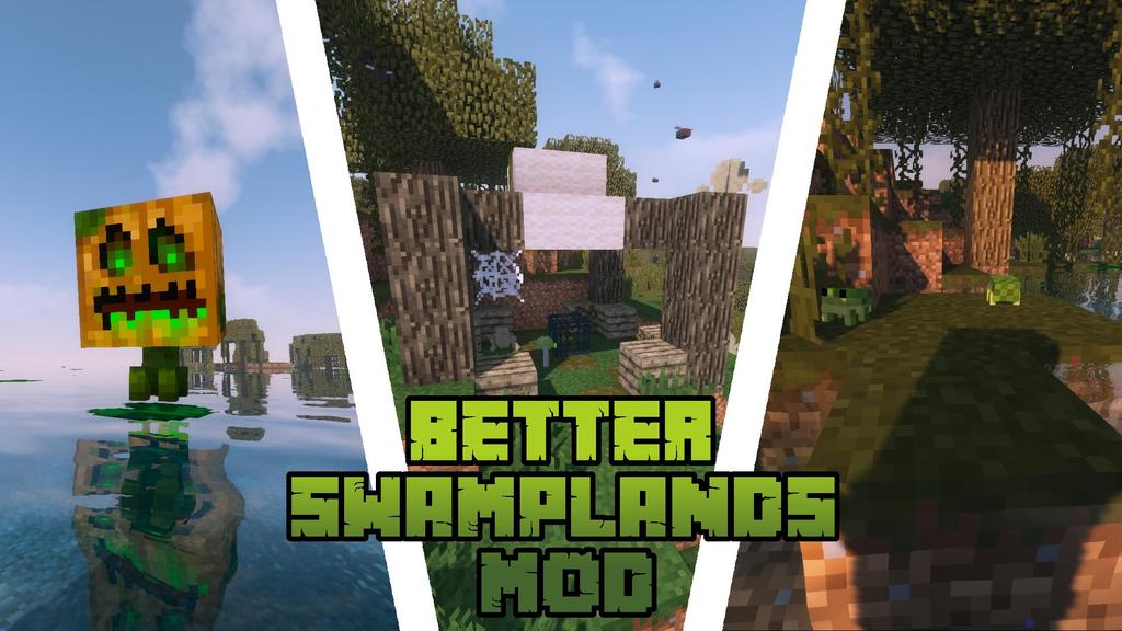 Traitor's Better Swamplands Mod (1.15.2, 1.12.2) - Alligators, Cursed Pumpkin 1