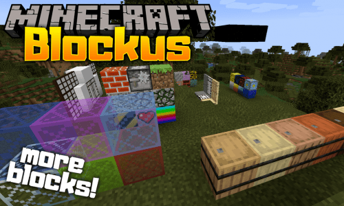 Blockus Mod (1.21, 1.20.1) – Just Add Too Many New Blocks Thumbnail