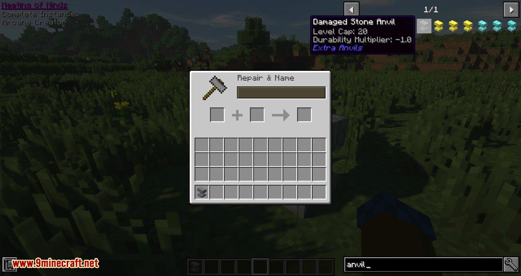 Extra Anvils Mod (1.16.5, 1.15.2) - Anvil that Increase Level Cap 4