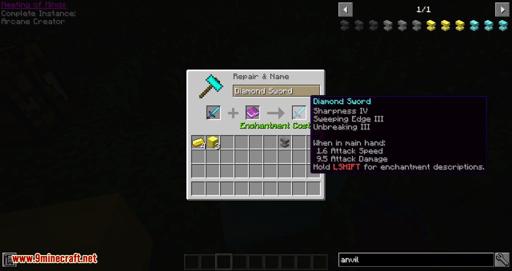 Extra Anvils Mod (1.16.5, 1.15.2) - Anvil that Increase Level Cap 11