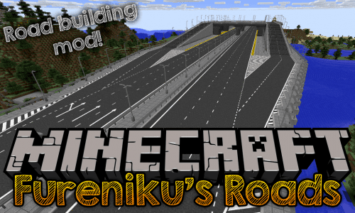 Fureniku’s Roads Mod 1.12.2, 1.7.10 (Paving the Way to a Better World) Thumbnail