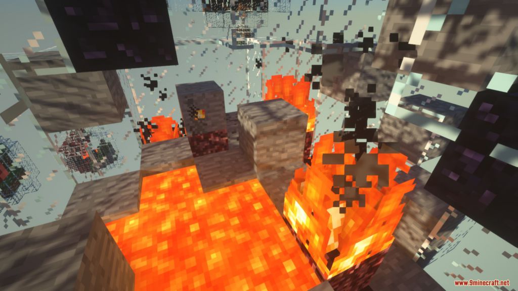 Glass Bottle Skyblock Survival Map 1.13.2 for Minecraft 13