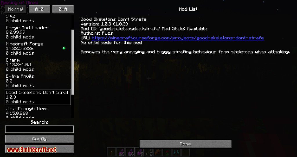 Good Skeletons Don't Strafe Mod (1.16.5, 1.15.2) - Well-Behaved Mobs 5