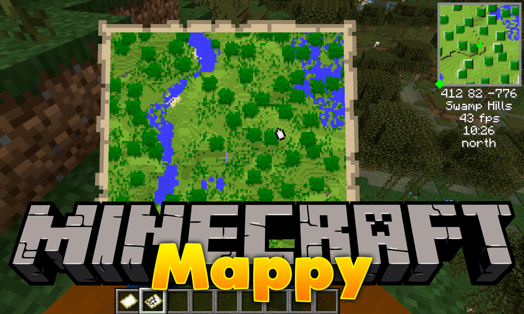 Mappy Mod 1.15.2, 1.14.4 (A Mini Map Mod for Fabric) 1