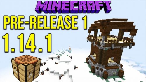 Minecraft 1.14.1 Pre-Release 1 (Snowy Pillager Outpost, New Crafting Bench Texture) Thumbnail