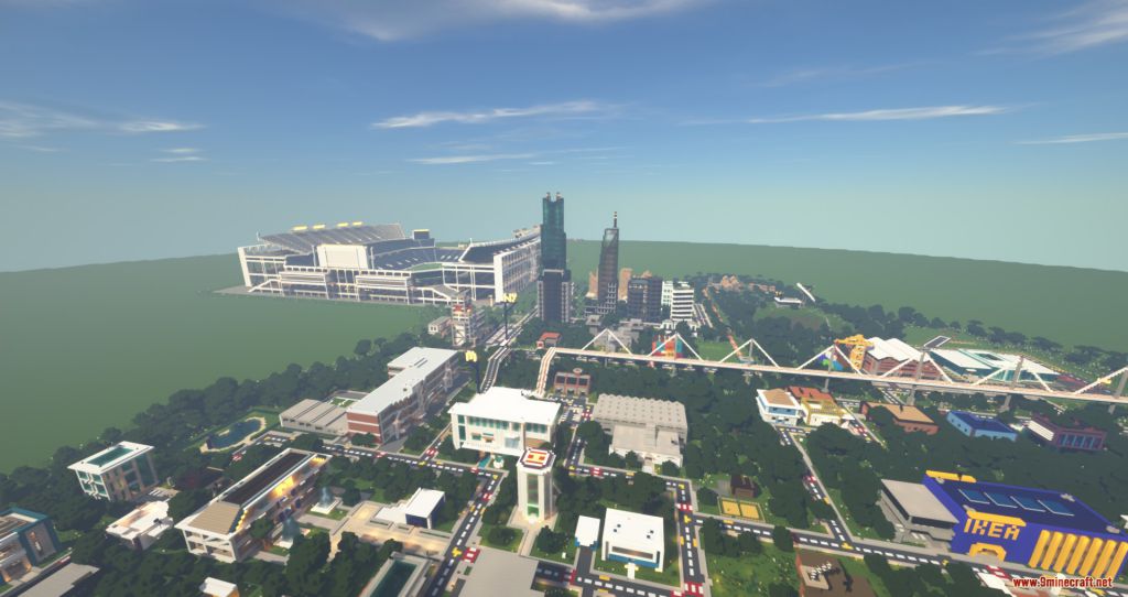 NEXCity Map 1.12.2, 1.12 for Minecraft 12