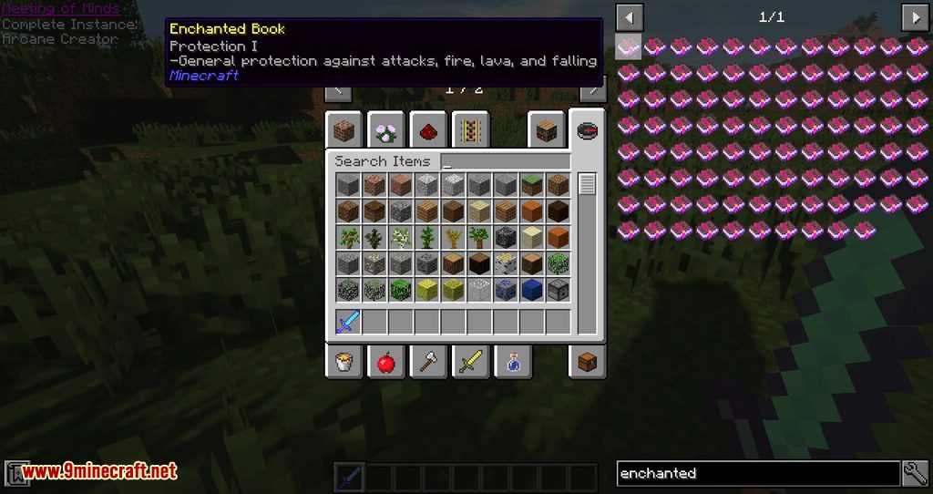 Named Enchantments Mod 1.12.2 (Gives Descriptions to Enchanted Items) 2