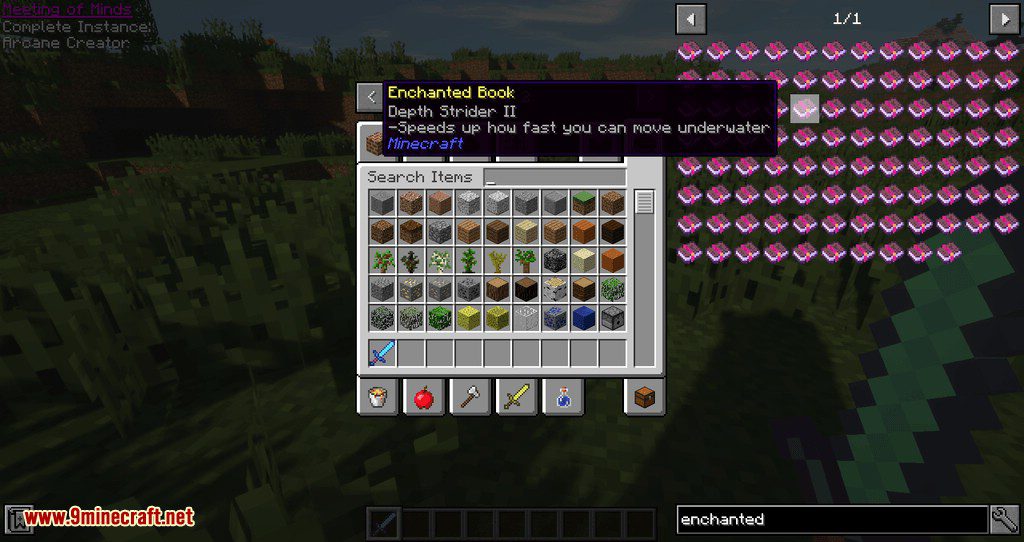 Named Enchantments Mod 1.12.2 (Gives Descriptions to Enchanted Items) 3