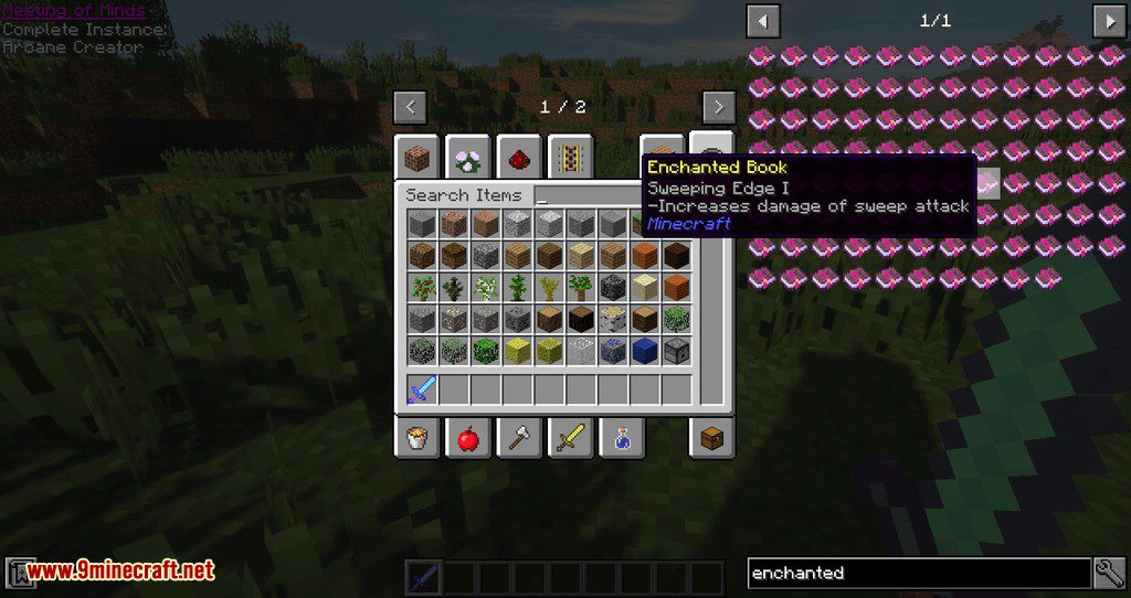 Named Enchantments Mod 1.12.2 (Gives Descriptions to Enchanted Items) 5