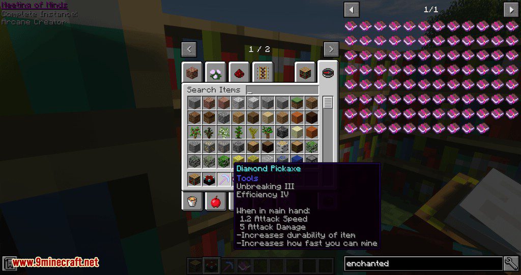 Named Enchantments Mod 1.12.2 (Gives Descriptions to Enchanted Items) 10