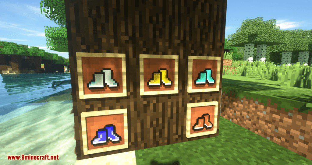 Running Shoes Mod (1.16.5, 1.12.2) - Adds Lots of Running Shoes 2