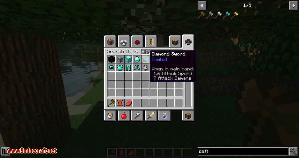 Simple Battleaxes Mod 1.12.2 (A Vanilla-like Battleaxe) 8