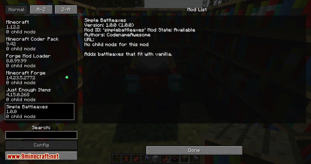 Simple Battleaxes Mod 1.12.2 (A Vanilla-like Battleaxe) 14