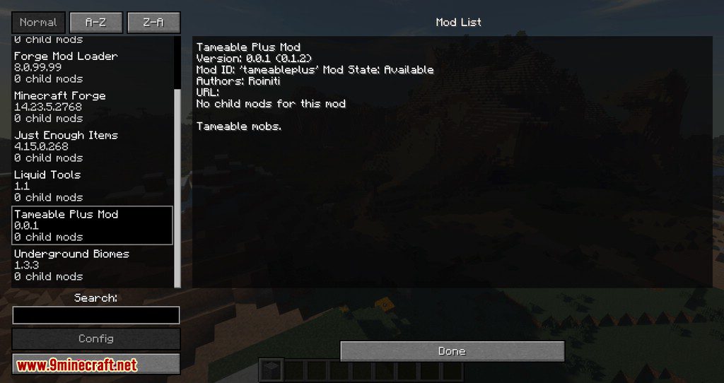 Tameable Plus Mod 1.12.2 (Tame a lot of Vanila Mobs) 16