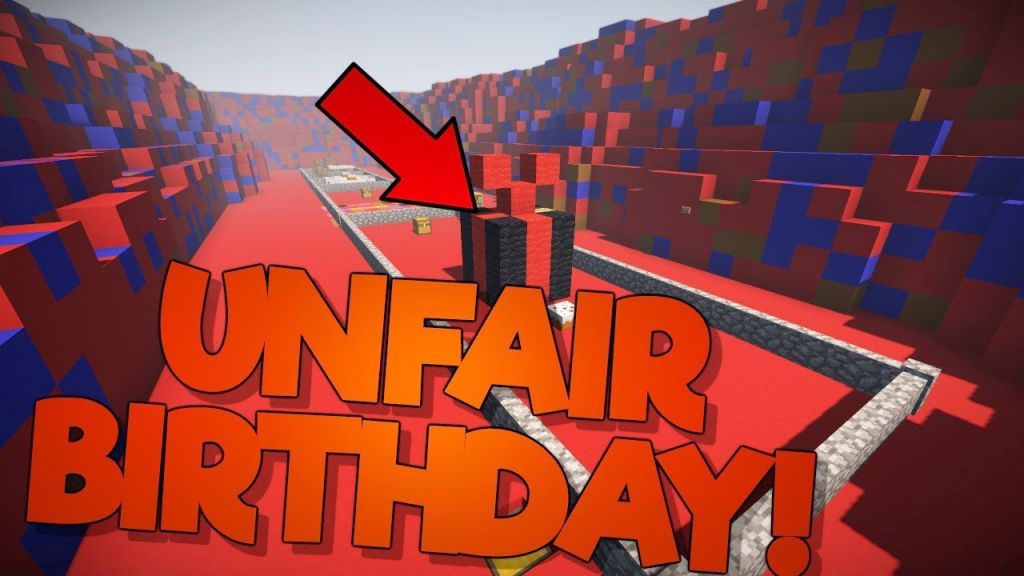 Unfair Birthday Map 1.12.2, 1.12 for Minecraft 1