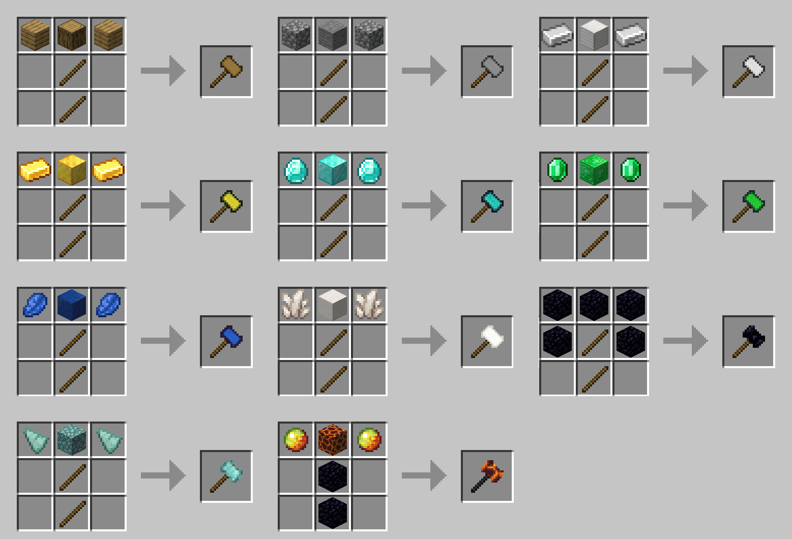 Vanilla Hammers Mod (1.19.2, 1.18.2) - It's Hammers Time! 17