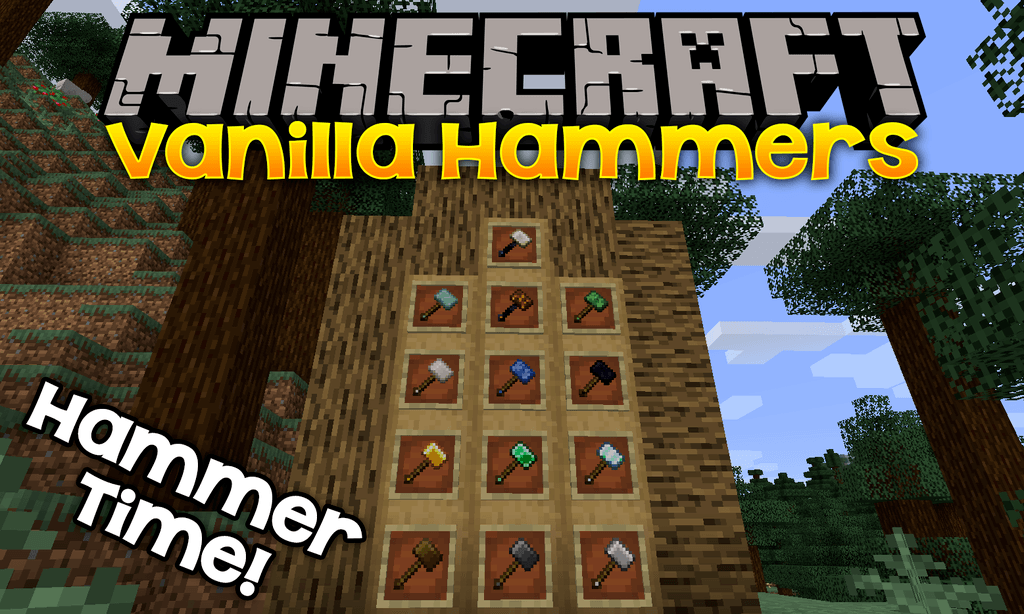 Vanilla Hammers Mod (1.19.2, 1.18.2) - It's Hammers Time! 1