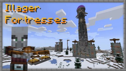 Illager Fortresses Data Pack (1.18.2, 1.17.1) – An Icy Base of Operation Thumbnail