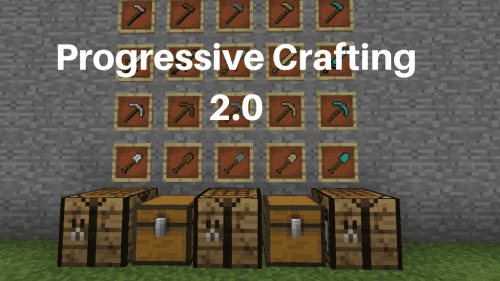 Progressive Tools Crafting 2.0 Data Pack 1.13.2 (New and Improved Crafting Tier) Thumbnail