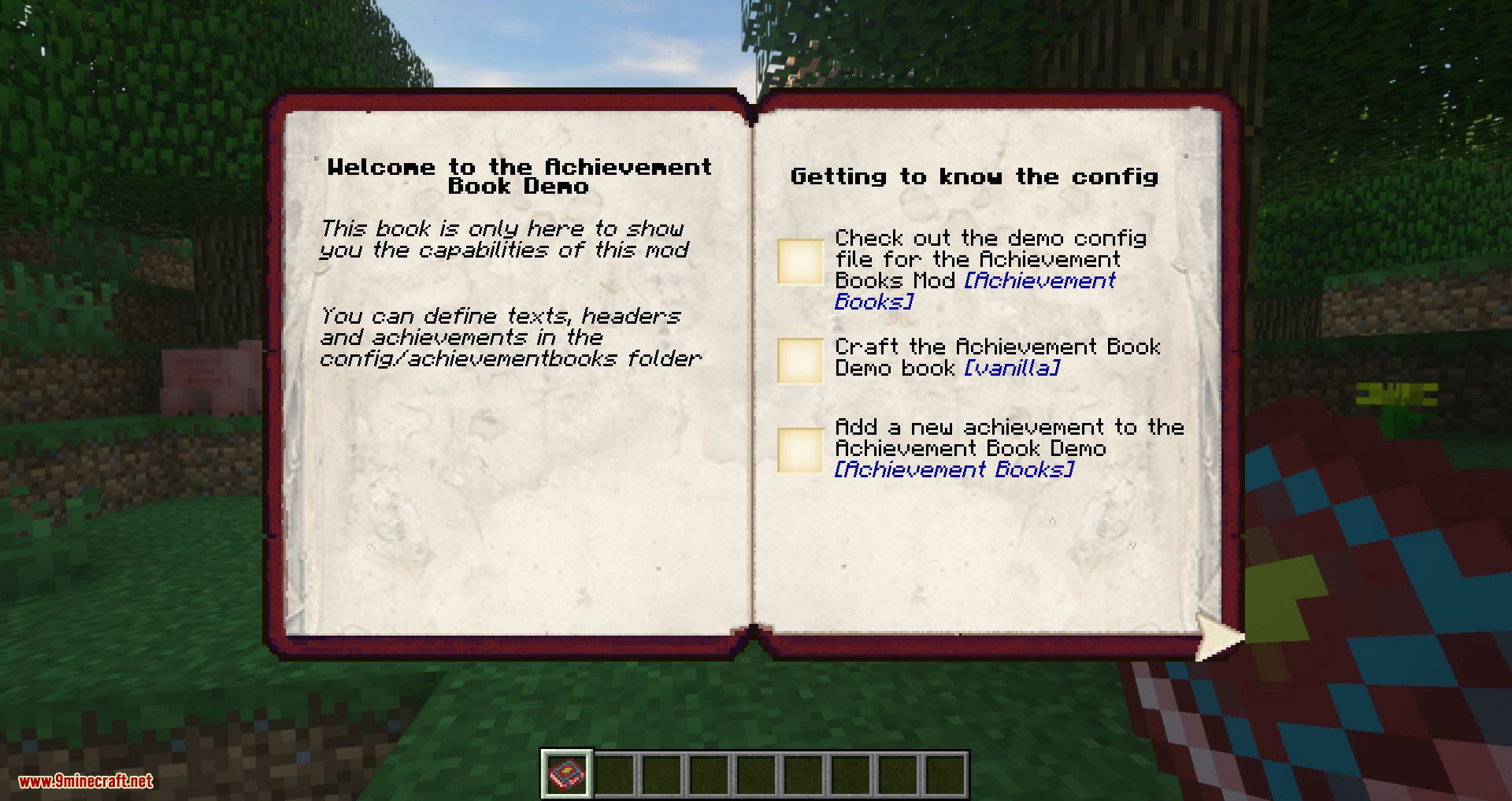 Achievement Books Mod (1.20.1, 1.19.3) - Multiple Achievement Books with Easy Config 4