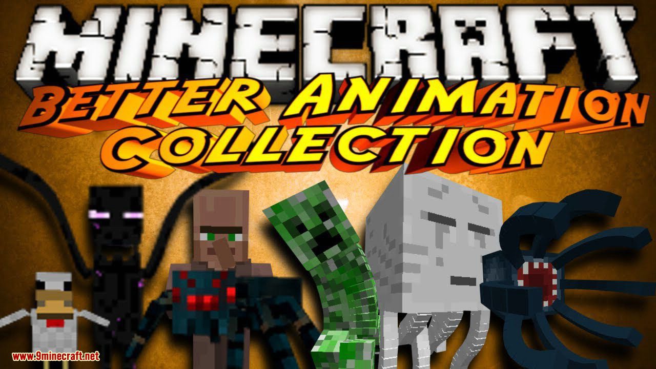 Better Animations Collection 2 Mod (1.20.1, 1.19.4) - Change In-Game Models 1