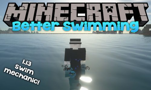 Better Swimming Mod 1.12.2 (1.13 Swim Mechanic) Thumbnail