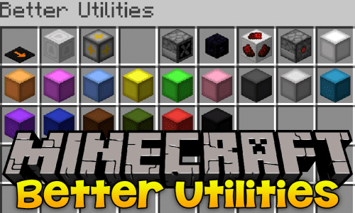 Better Utilities Mod 1.14.4 (Adds a Bunch of Useful Stuff) Thumbnail