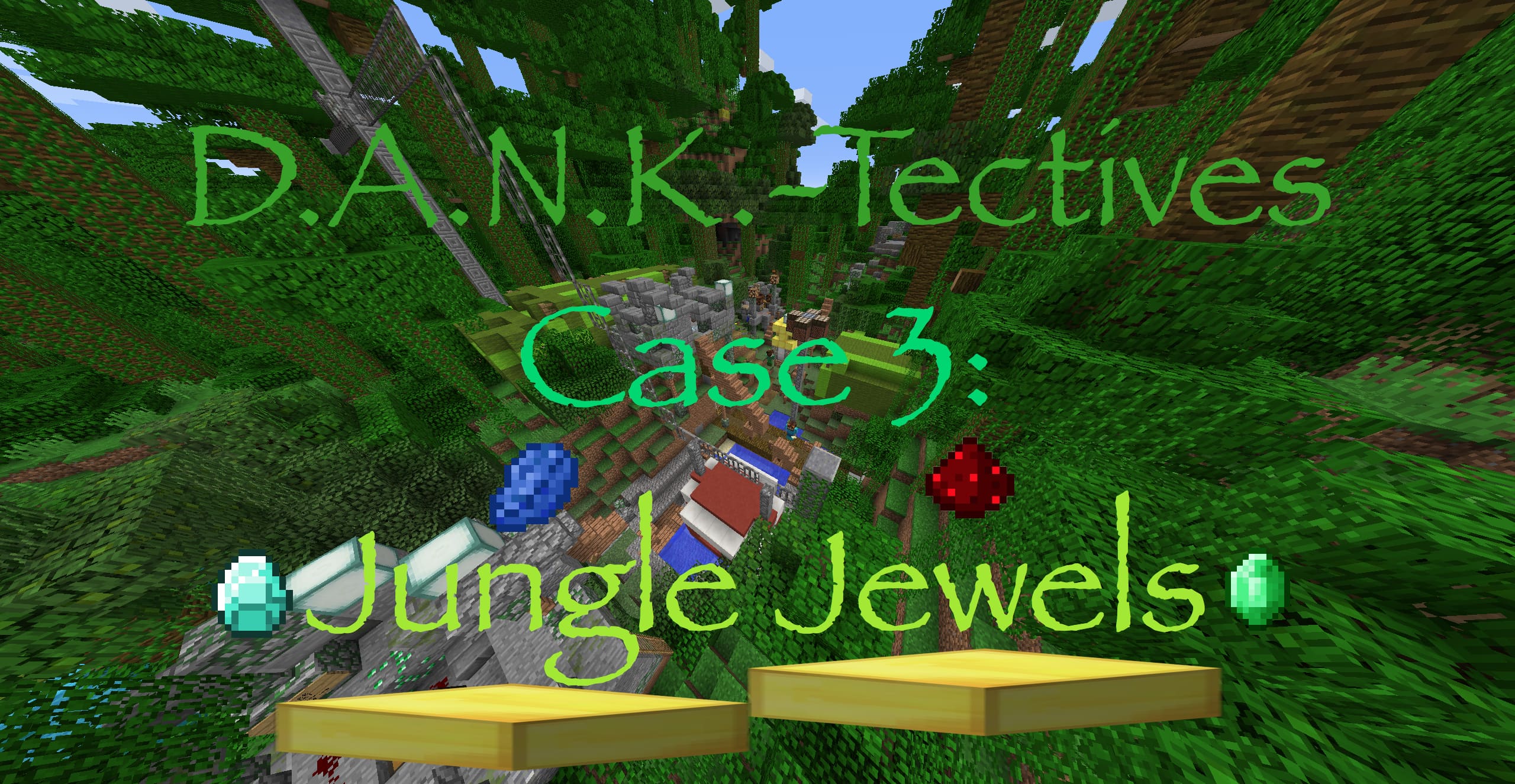 DANK-Tectives Case 3: Jungle Jewels Map 1.12.2 for Minecraft 1