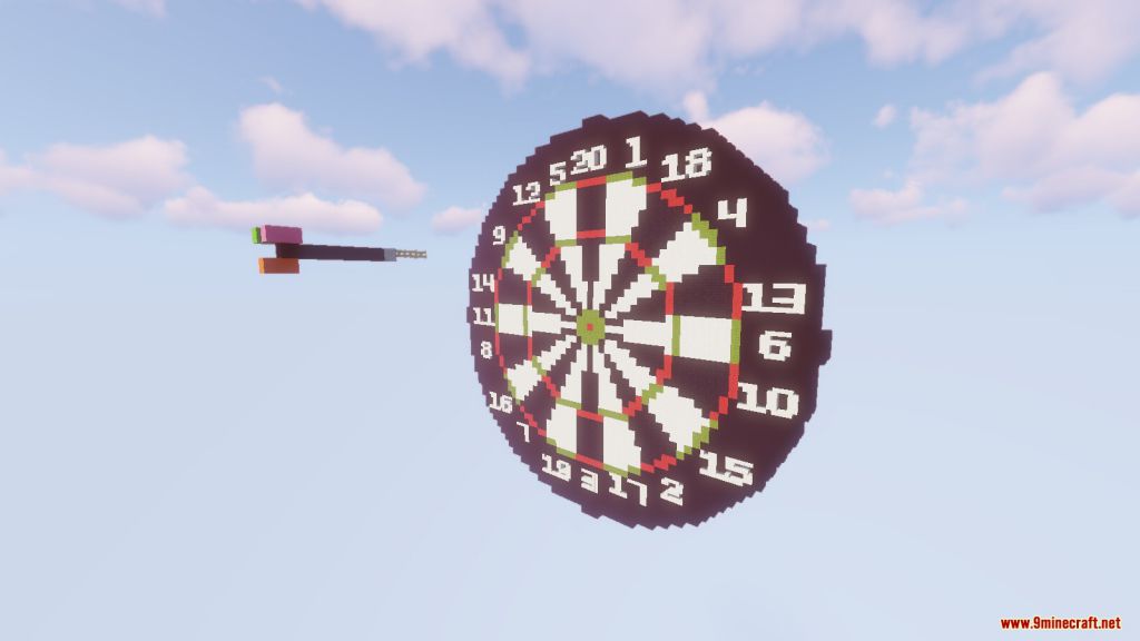 Dartboard Map 1.13.2 for Minecraft 4