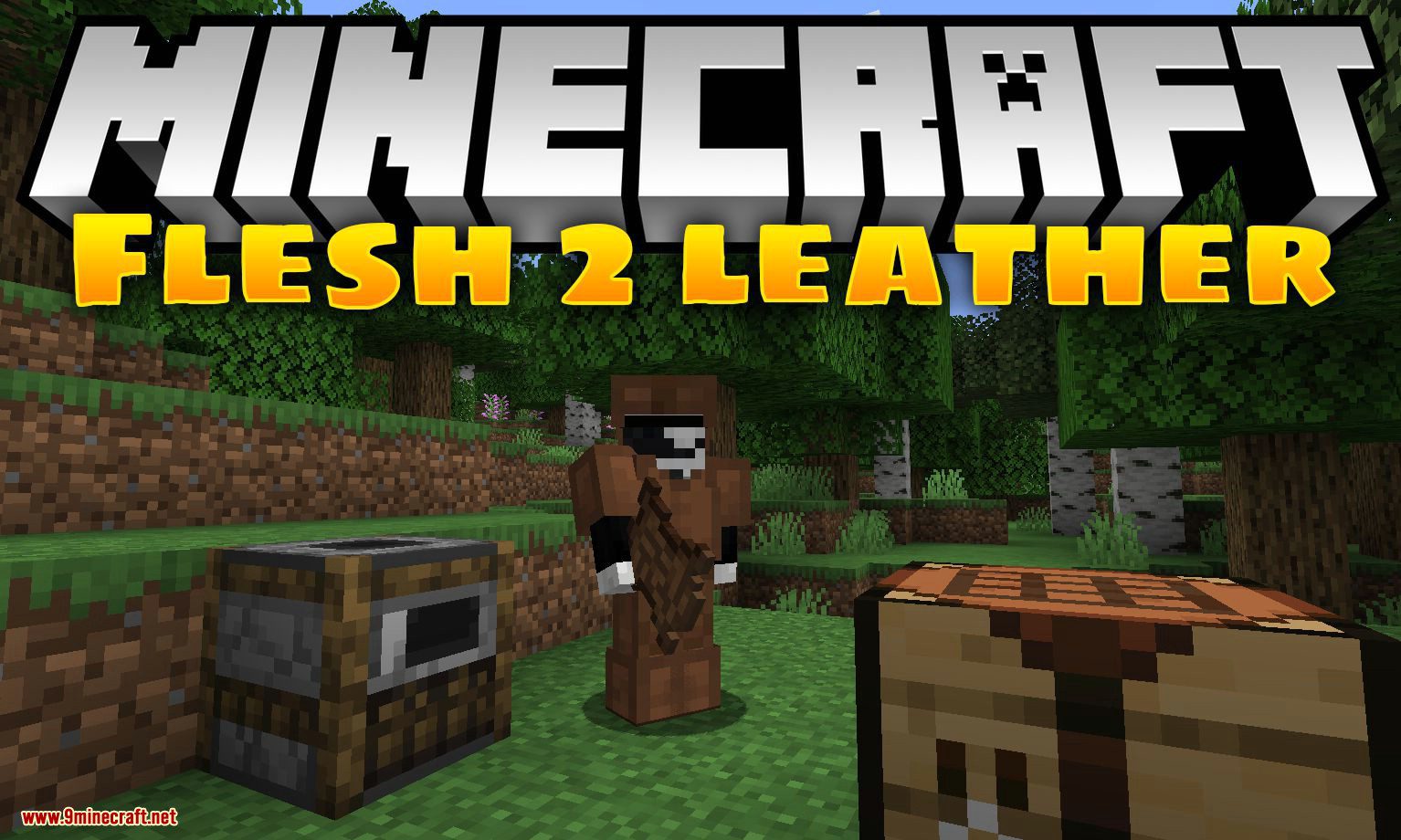 Flesh 2 Leather Mod (1.19, 1.18.2) - Pretty Simple as Its Name 1