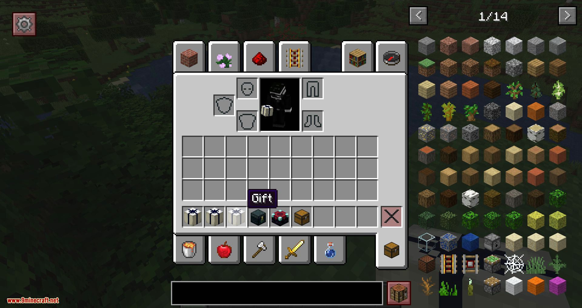 Gift It Mod (1.19.2, 1.16.5) - Wrap Your Blocks & Gift 5