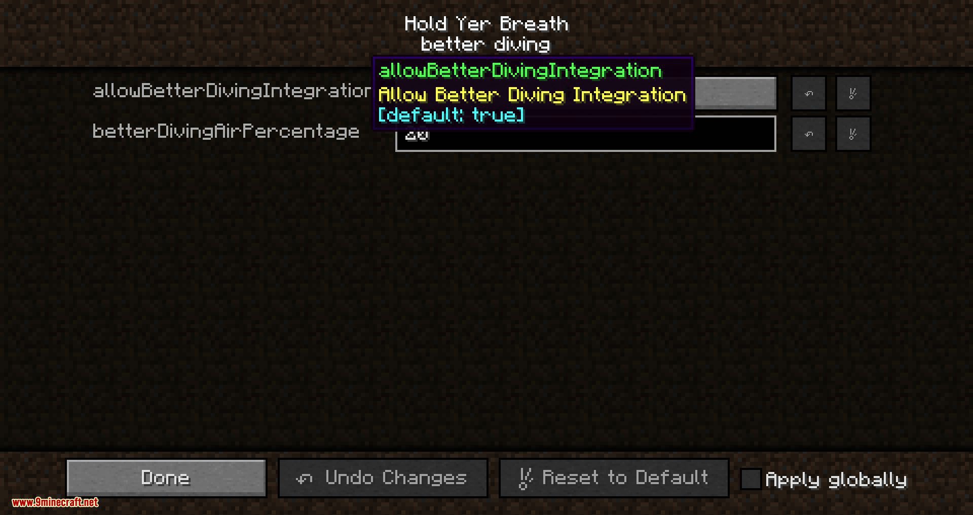 Hold Yer Breath Mod 1.16.5, 1.12.2 (Reinforced Air Bottles) 13