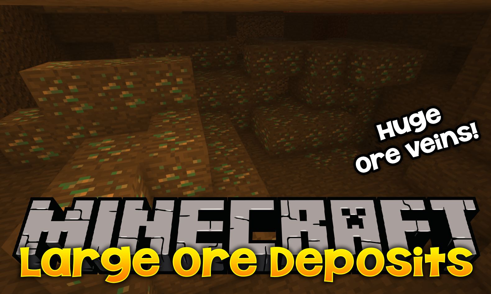 Large Ore Deposits Mod (1.20.4, 1.19.4) - Rare, Super-Massive Ore Deposits 1