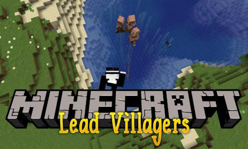 Lead Villagers Mod (1.16.5, 1.15.2) – Lead Your Villagers to Work Thumbnail