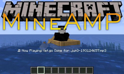 MineAMP Mod 1.13.2, 1.12.2 (Play Your Tunes Inside Minecraft) Thumbnail