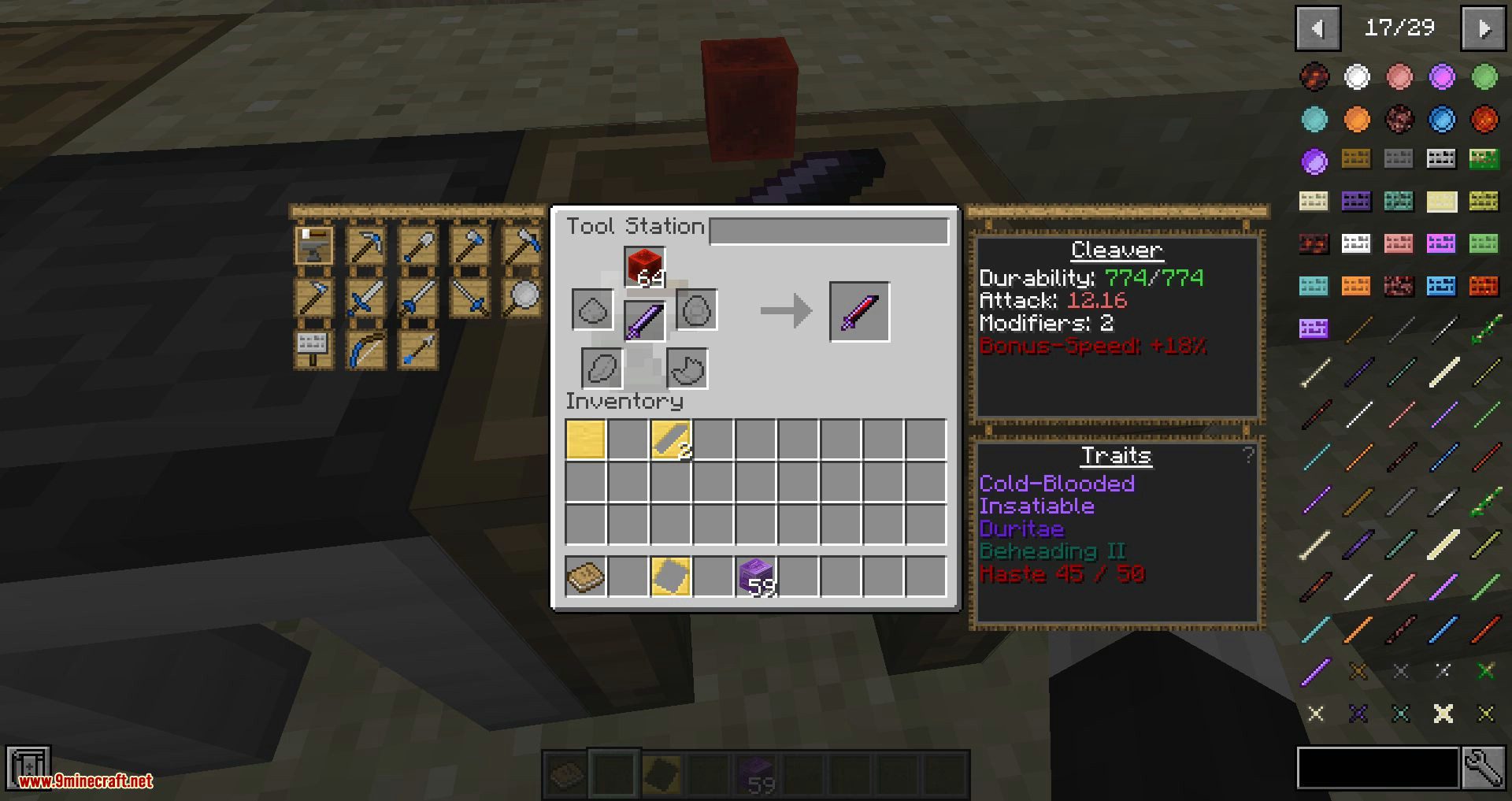 Tweakers Construct Mod 1.12.2 (Tweak Various Values within Tinkers' Construct) 8