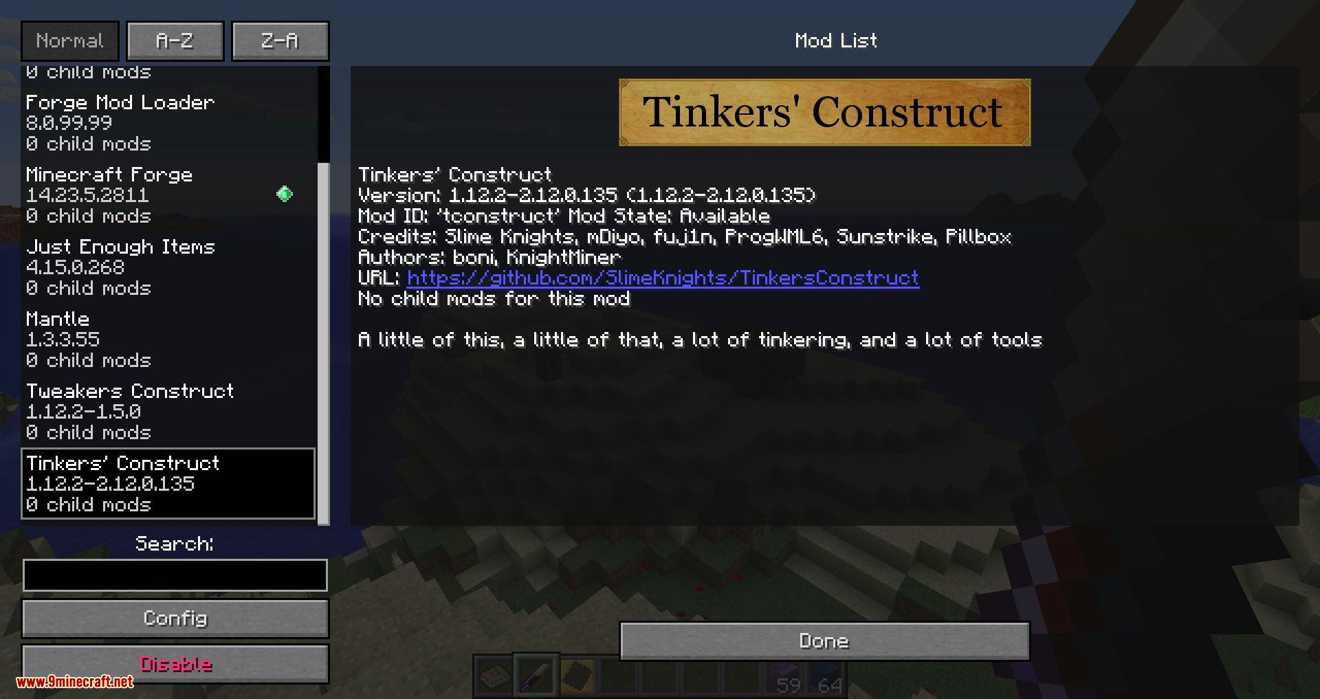 Tweakers Construct Mod 1.12.2 (Tweak Various Values within Tinkers' Construct) 10