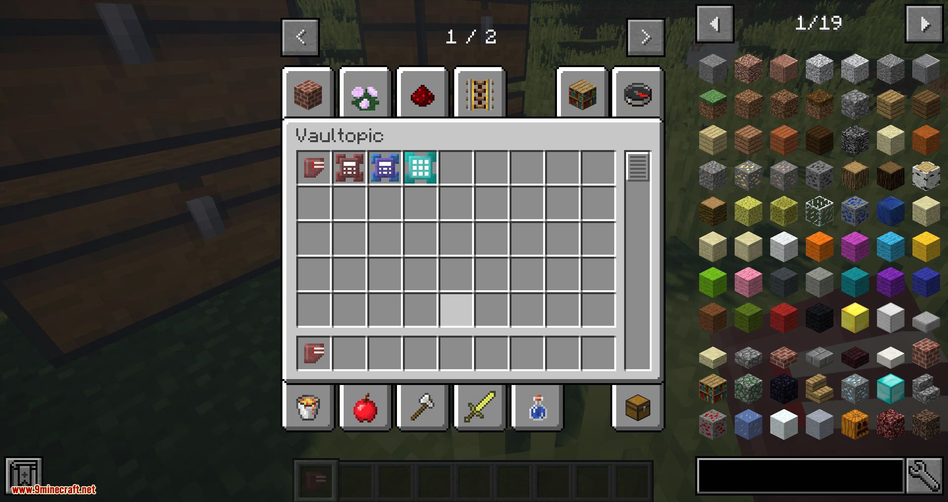 Vaultopic Mod 1.12.2 (Best Early Game Inventory Management Tool) 6