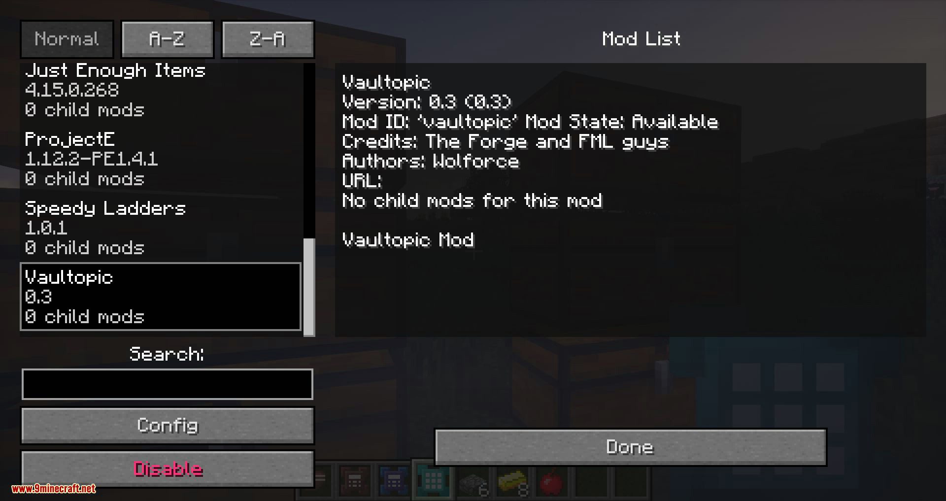 Vaultopic Mod 1.12.2 (Best Early Game Inventory Management Tool) 21