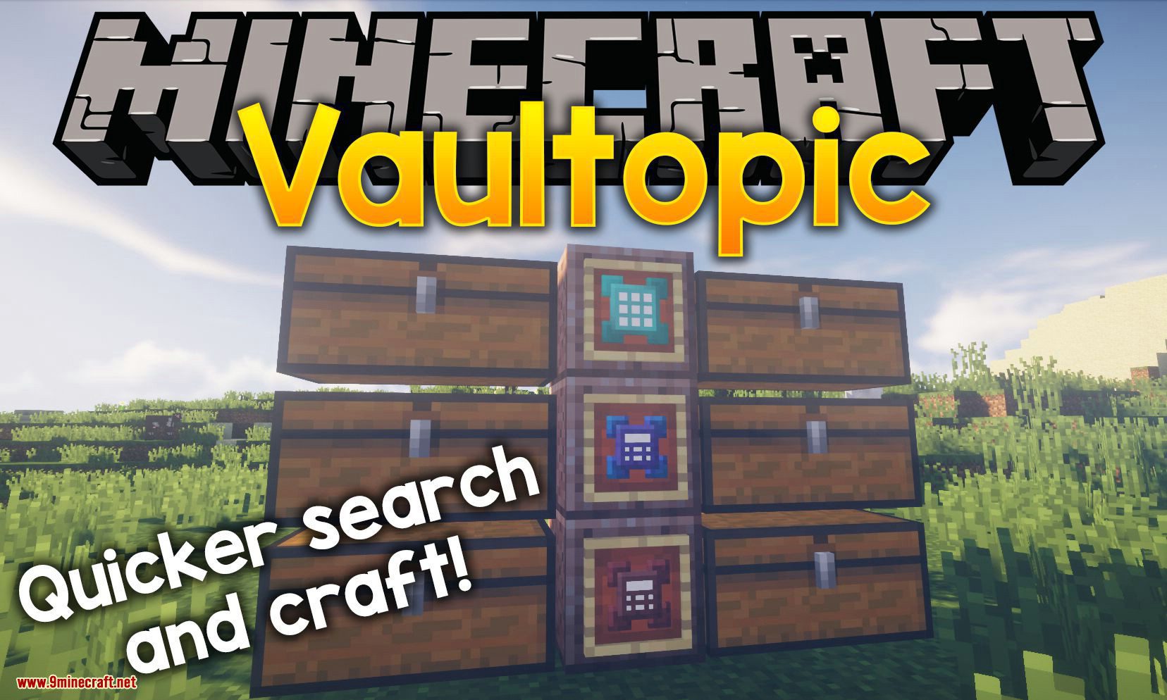 Vaultopic Mod 1.12.2 (Best Early Game Inventory Management Tool) 1