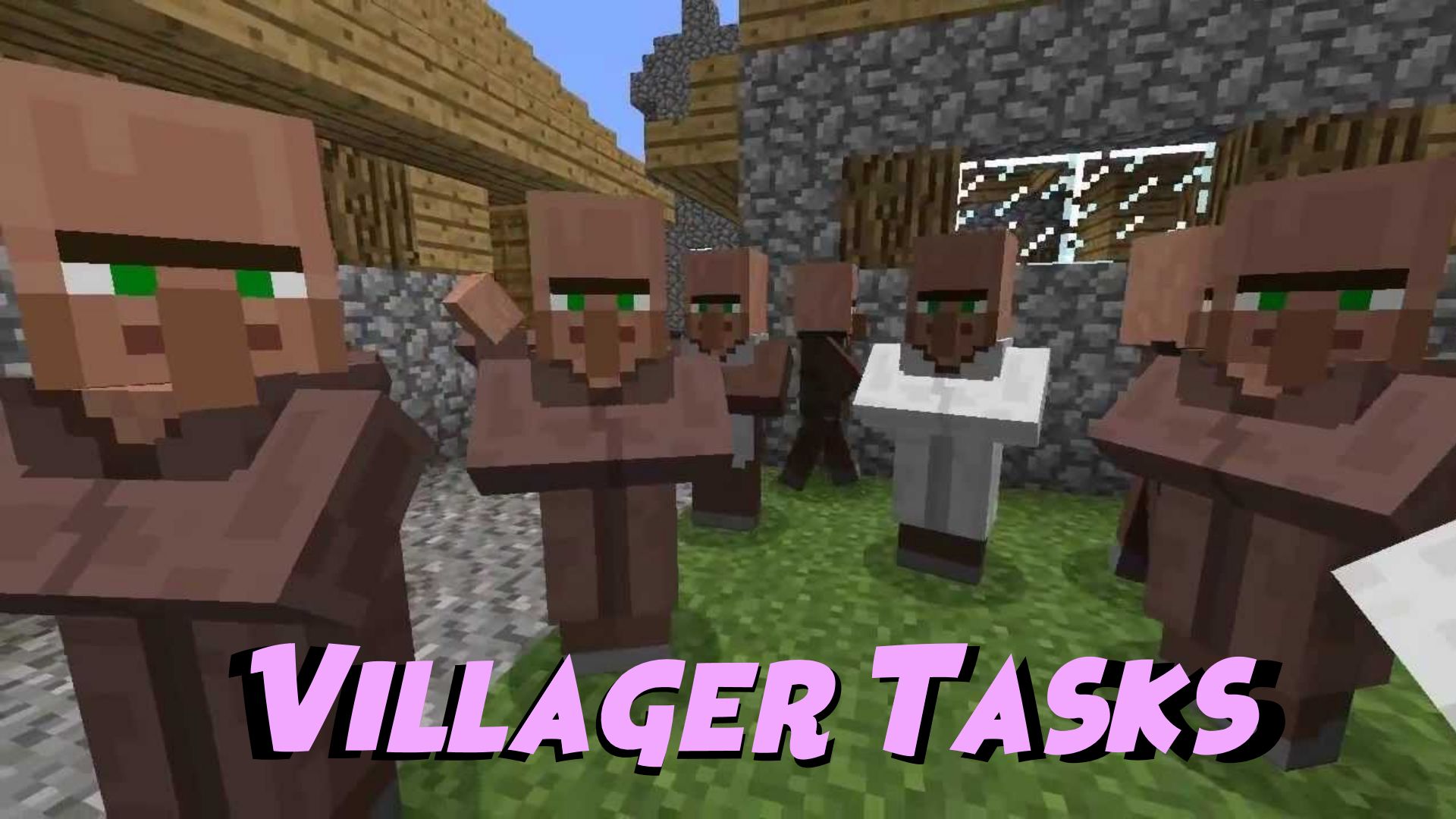 Villager Tasks Map 1.13.2 for Minecraft 1