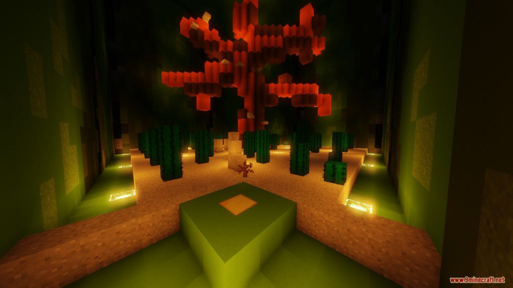 Cactus Tower Parkour Map 1.12.2 for Minecraft 10