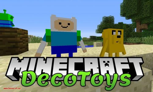 DecoToys Mod 1.12.2 (Minions, Mickey, Gary, Bob,…) Thumbnail